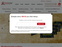 Tablet Screenshot of eurolamp.cz